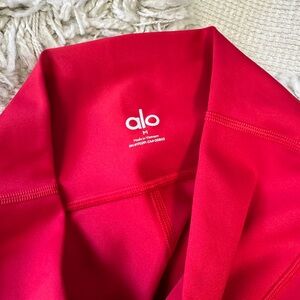 Alo Red Activewear Leggings